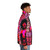Vintage retro puffer jacket with Sly and the Family Stone design - men side right