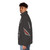 Gladion Hoodie Puffer Jacket - Pokemon Inspired Outerwear with Type: Null and Silvally Graphics - men side left
