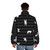 Sloth Stripe Puffer Jacket - men back