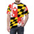 Maryland state flag graphic printed on a high-quality t-shirt - men front