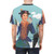 Vintage-inspired Mary Poppins t-shirt featuring the iconic parrot umbrella and Julie Andrews - men back