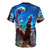Pillars of Creation space themed t-shirt featuring a Hubble telescope image of the iconic stellar nursery - Back