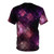 Geometric space-themed t-shirt with triangles, stars, and cosmic design - Back