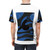 Illustration of a Dune-inspired sandworm and desert landscape on a t-shirt - men back