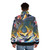 Giratina Altered Forme Pokemon Puffer Jacket - Stylish and Warm Outerwear - men back