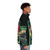 Sleep Band Puffer Jacket with Itachi Uchiha and Uchiha Clan Sharingan Design - men side right