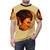 Dune inspired painting design on all-over print t-shirt - men front