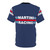 Vintage motorsport racing inspired t-shirt design with Martini Racing elements - Back