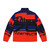 Gilles Villeneuve Ferrari F1 Tribute Puffer Jacket - Back