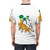 Whimsical tiger graphic on a high-quality t-shirt with a comedic, abstract art style - men back