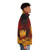Roll The Dice Puffer Jacket featuring a bold dice and dragon design - men side right