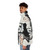 Skoden Puffer Jacket with Native American inspired Grafitti Design - men side left