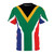 Stylish t-shirt featuring the vibrant colors and iconic design of the South African national flag
