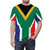 Stylish t-shirt featuring the vibrant colors and iconic design of the South African national flag - men front
