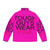 Roblox Infected Tough Guys Wearing Pink Puffer Jacket - Back
