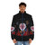 Ghost in the Shell cyberpunk-inspired puffer jacket with futuristic design - men front
