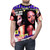Illustrated 90s hip hop t-shirt featuring portraits of classic rap artists - men front