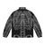 Skeleton Puffer Jacket featuring a detailed rib cage design - Back