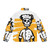 Skeleton chef wearing a puffer jacket in a kitchen environment - Back
