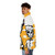 Skeleton chef wearing a puffer jacket in a kitchen environment - men side left