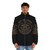 "Get In Loser" puffer jacket featuring sci-fi and alien conspiracy inspired design - men front