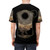 Dune-inspired graphic t-shirt design featuring desert planet imagery - men back