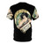 Tarot art t-shirt with Veruca Sour and burlesque style design - Back