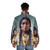 Sitting Bull Native American Puffer Jacket for Outdoor Activities - men back