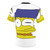 Marge Simpson with smeared makeup on a high-quality t-shirt design - Back