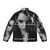 Poppy "What Would You Like to Eat" Dark Gothic Puffer Jacket - Back