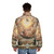 Michelangelo Sistine Chapel ceiling puffer jacket with cloud print design - men back