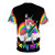 Rocking Heavy Metal Unicorn Music Guitar T-Shirt - Back