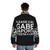 Gabe Saporta wearing a stylish puffer jacket - men back
