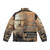 Plato Philosopher Puffer Jacket - Celebrate the Legacy of the Ancient Greek Thinker - Back