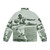 George Reed 34 Puffer Jacket in retro Saskatchewan Roughriders colors and design - Back