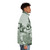 George Reed 34 Puffer Jacket in retro Saskatchewan Roughriders colors and design - men side right