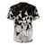 Marble Polygon Pattern Abstract Geometric Design T-shirt - Back