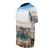 Dubai cityscape graphic t-shirt featuring the Burj Khalifa and other landmarks - men left
