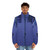 Not Falling But Rising Spider-Man Puffer Jacket for urban, city, and aesthetic style - men front
