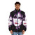 Siouxsie and the Banshees inspired red light puffer jacket - men front