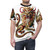 Embroidered t-shirt featuring the mythical manticore creature, a legendary beast from Persian mythology. - men front