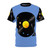 Retro solar system vinyl record design t-shirt