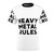 Heavy Metal Inspired Raglan Baseball T-shirt with Graphic Design