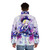 Genshin Impact Qiqi Puffer Jacket - Cozy and Stylish Anime-Inspired Winterwear - men back