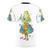 Whimsical t-shirt featuring a watercolor art design inspired by the classic Alice in Wonderland story - Back