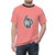 Funny, cute cartoon cat with a phone on a social media-themed t-shirt - men front
