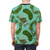 Pickleback-inspired aqua and turquoise patterned t-shirt - men back