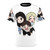 Dreamcatcher inspired anime-style chibi t-shirt with members Siyeon, Sua, Bora, Jiu, and Minji