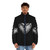 Puffer jacket featuring a heart design, perfect for pop music fans - men front
