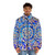 Gaudi Barcelona Mosaic Puffer Jacket with Colorful Abstract Patterns - men front